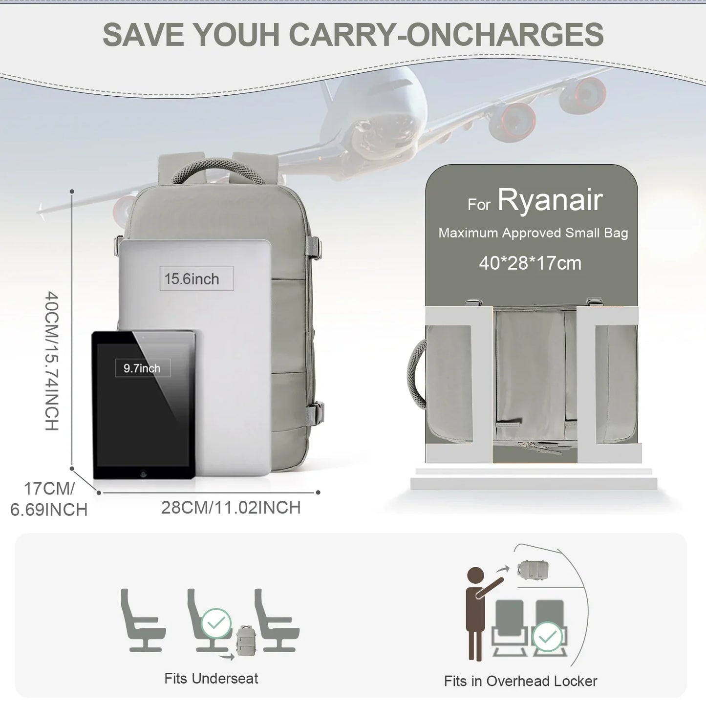 Opulenza - Smart travel backpack for adventure-Elly Rose