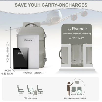 Opulenza - Smart travel backpack for adventure-Elly Rose