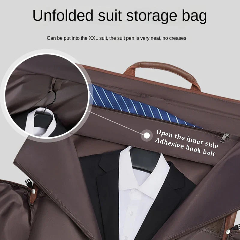 TRAVEL - Elegant leather travel bag-Elly Rose