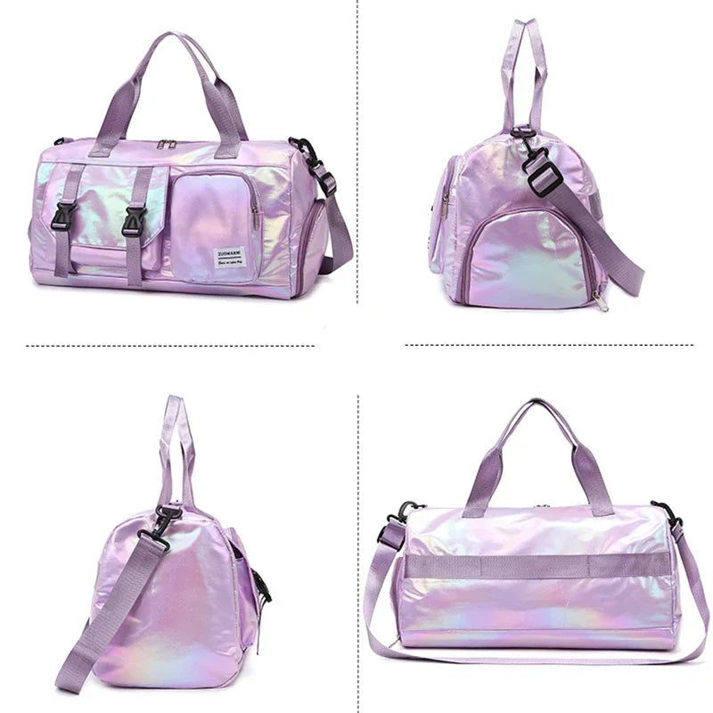 GLAMOUR - Shiny weekend bag-Elly Rose