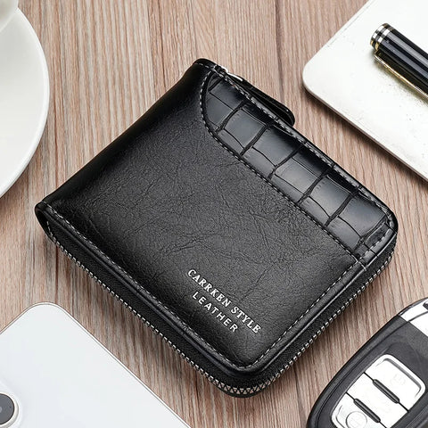 MIDGE - Zippered wallet for men