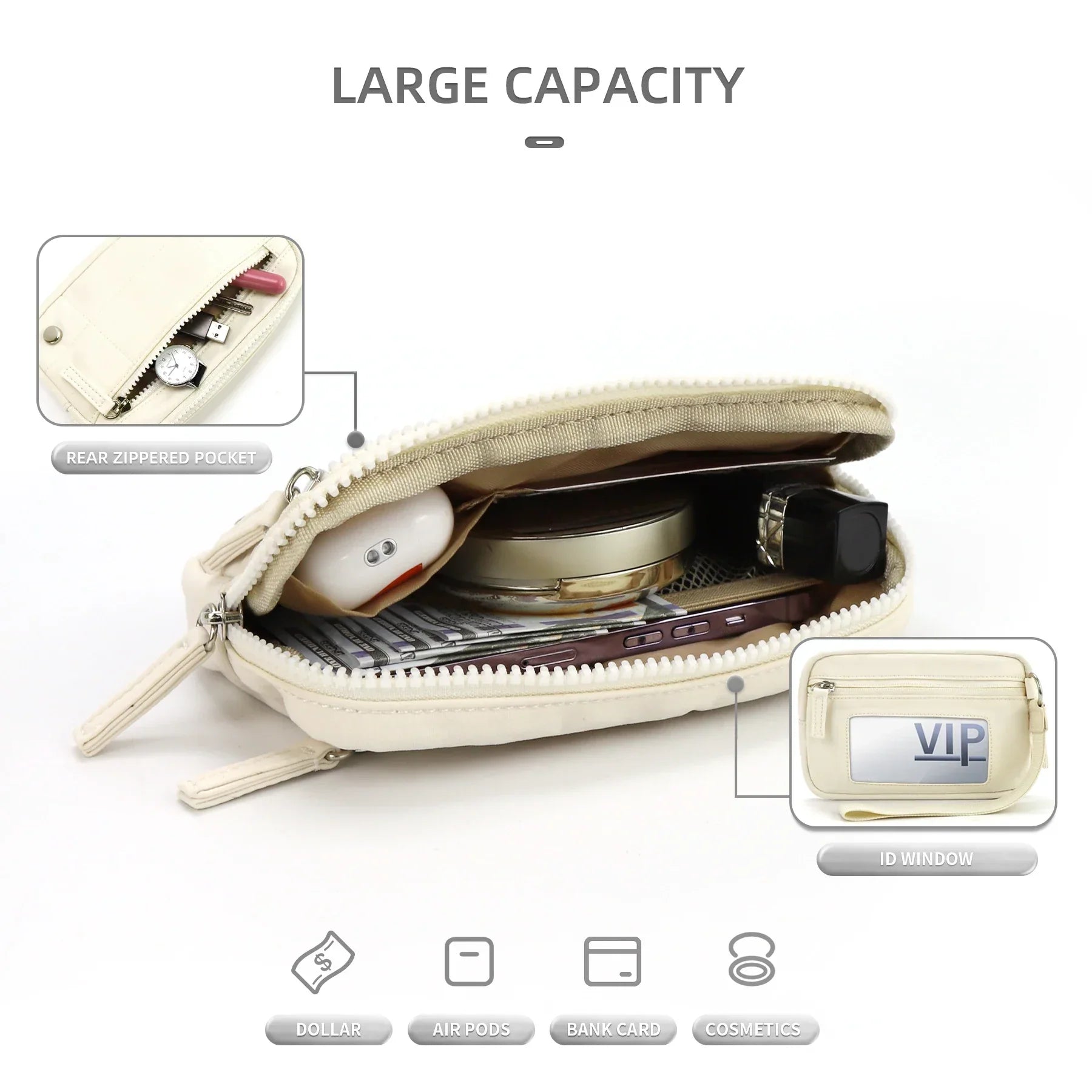 LiteLuxe - Trendy travel wallet for ladies-Elly Rose