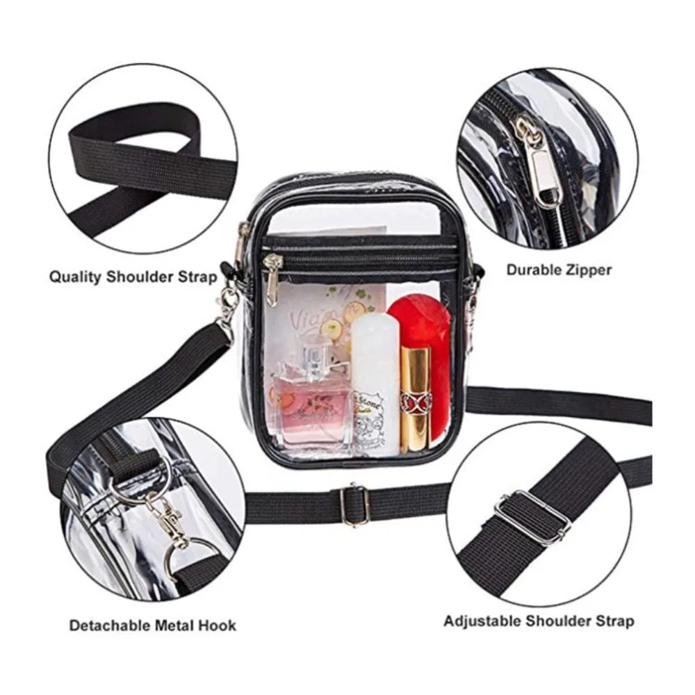 CHLOE - Transparent shoulder bag for concerts-Elly Rose