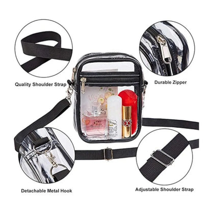 CHLOE - Transparent shoulder bag for concerts-Elly Rose