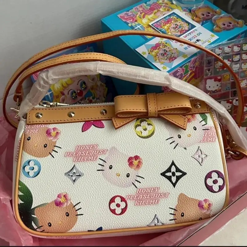 GlamVoyage - Hello Kitty Shoulder Bag for Girls-Elly Rose