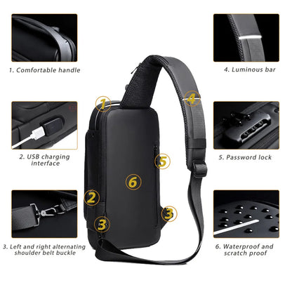 STRIDE - Secure sports bag with recharge function-Elly Rose