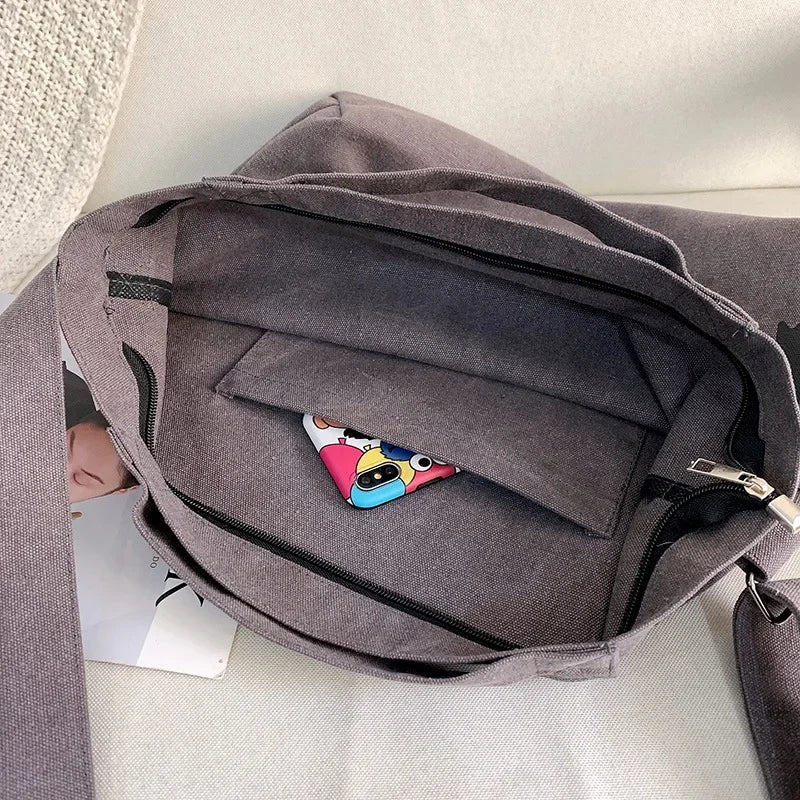 LUNA - Large canvas bag-Elly Rose