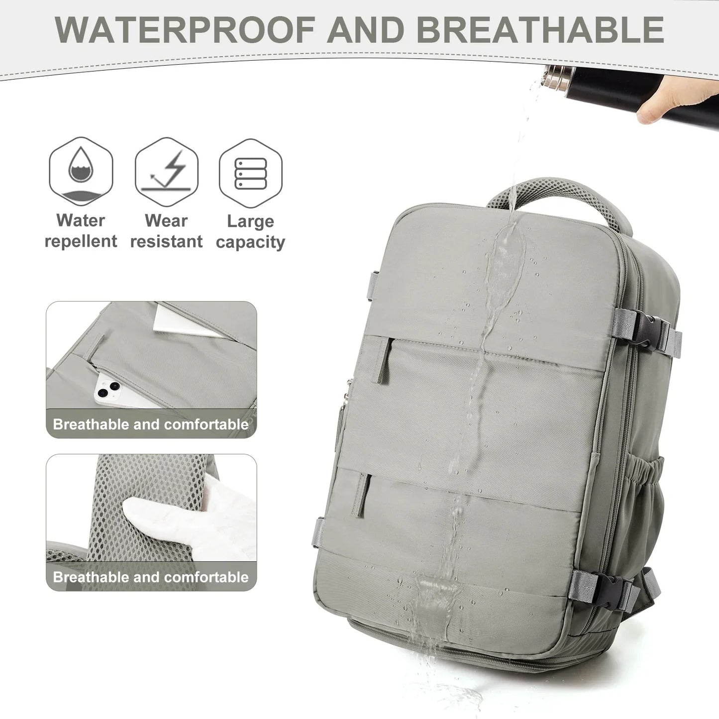 Opulenza - Smart travel backpack for adventure-Elly Rose