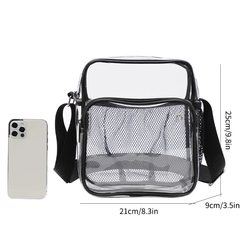 VisiChic - Elegant, transparent shoulder bag-Elly Rose