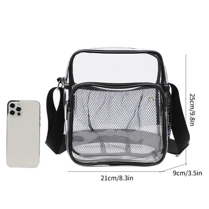 VisiChic - Elegant, transparent shoulder bag-Elly Rose