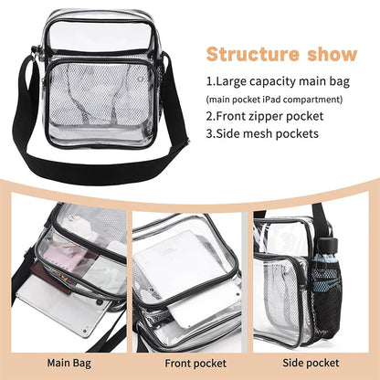 VisiChic - Elegant, transparent shoulder bag-Elly Rose
