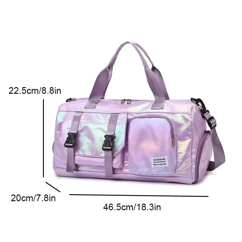 GLAMOUR - Shiny weekend bag-Elly Rose