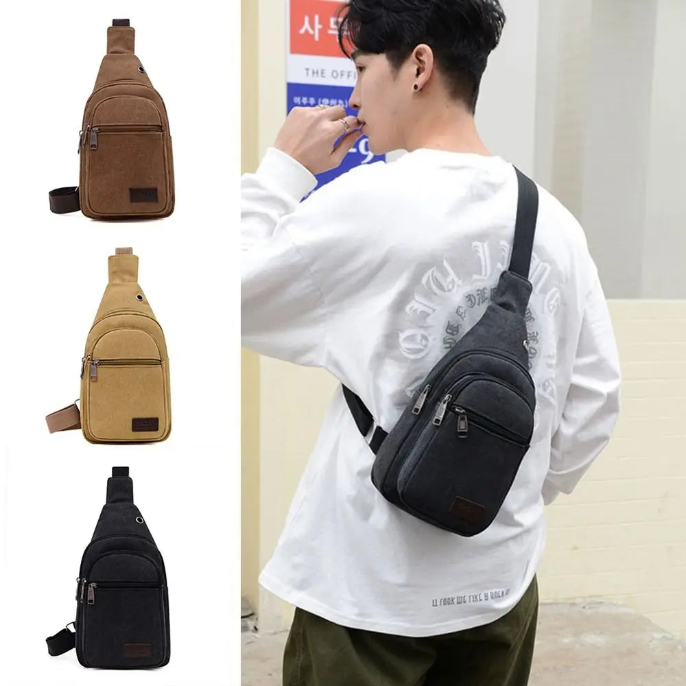SRIDE & SLING - Canvas bag for men-Elly Rose