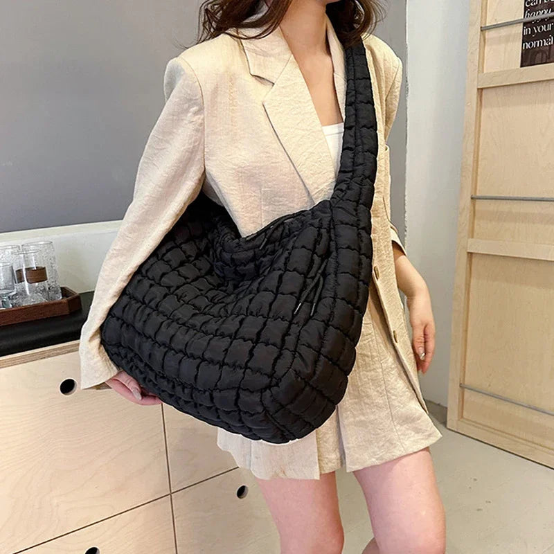 SUPERB - Elegant gathered shoulder bag-Elly Rose