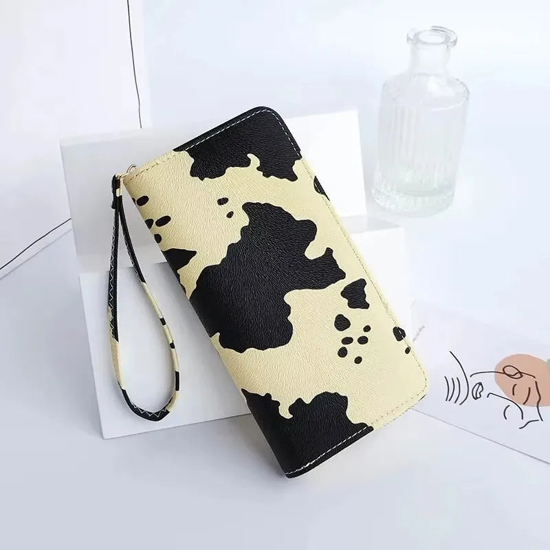 GRAZE & GRACE - Elegant cow print wallet-Elly Rose