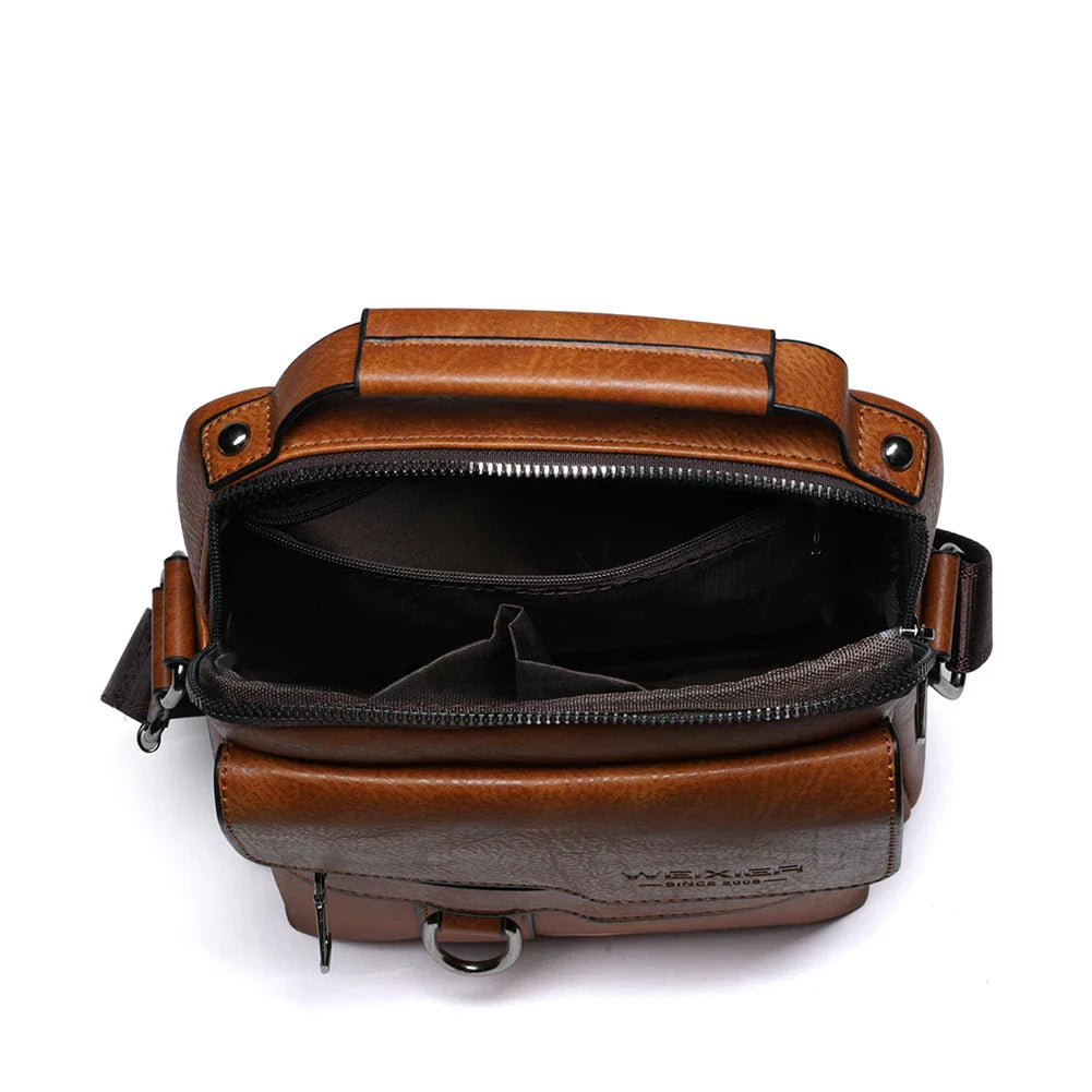ARTISAN - Luxury leather shoulder bag-Elly Rose