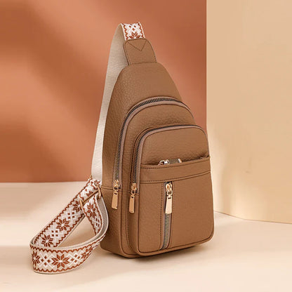PEAK - Leather shoulder bag for ladies-Elly Rose