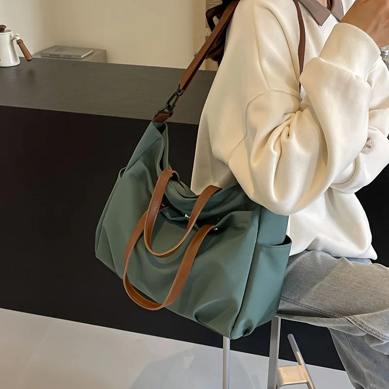 CarryChic - Large nylon shoulder bag-Elly Rose