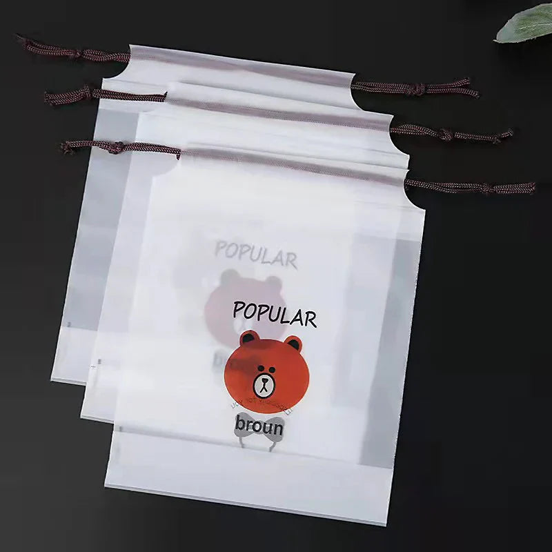 WALLACE - Cute bear drawstring bag-Elly Rose