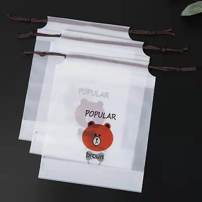 WALLACE - Cute bear drawstring bag-Elly Rose
