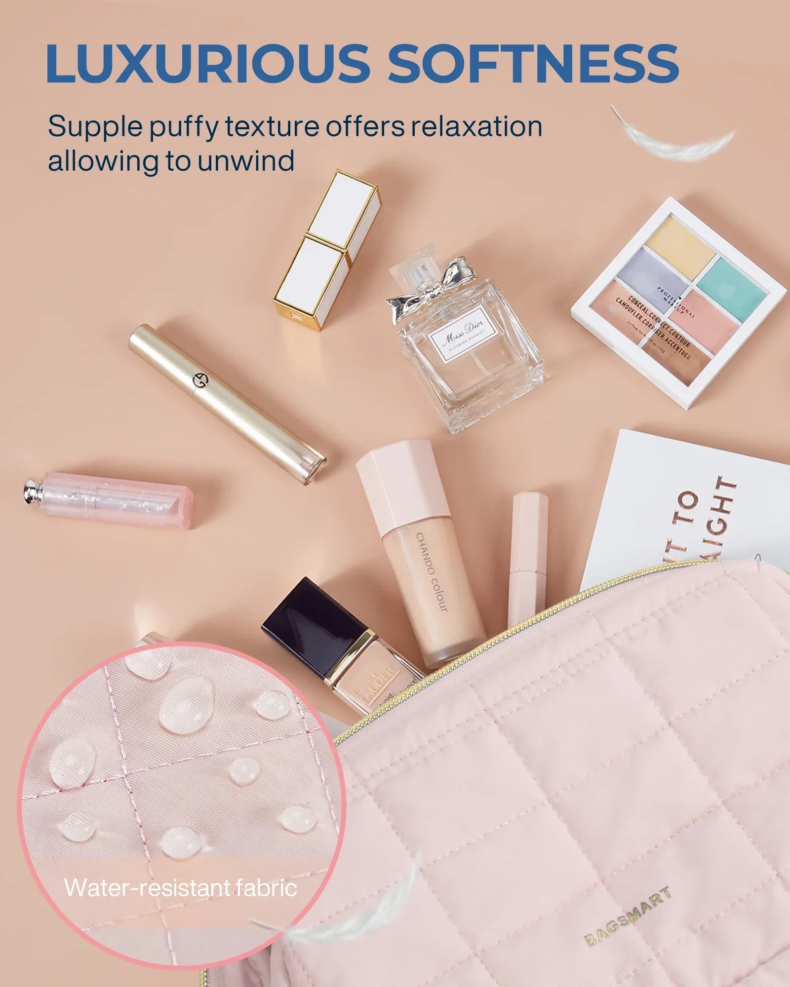 FemmeGlam - Make-up bag for women-Elly Rose