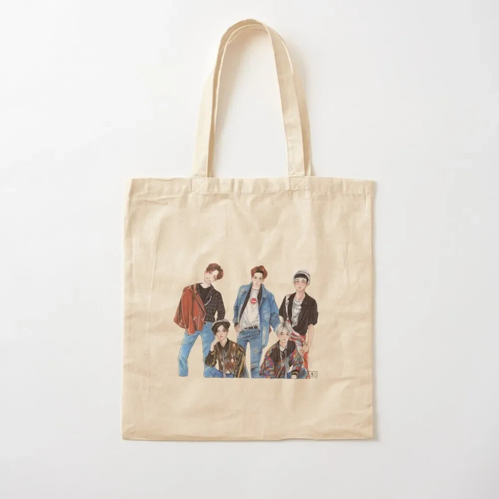 Verona Tote - Elegant canvas tote bag-Elly Rose