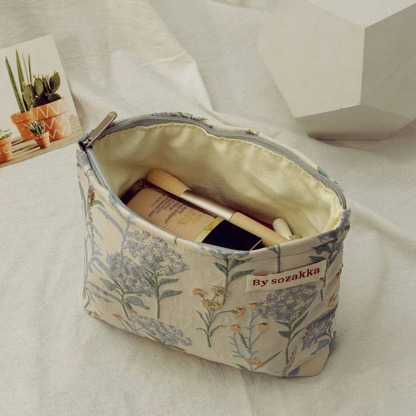 BotanicaBag - Floral make-up travel bag-Elly Rose