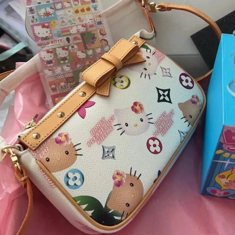 GlamVoyage - Hello Kitty Shoulder Bag for Girls-Elly Rose