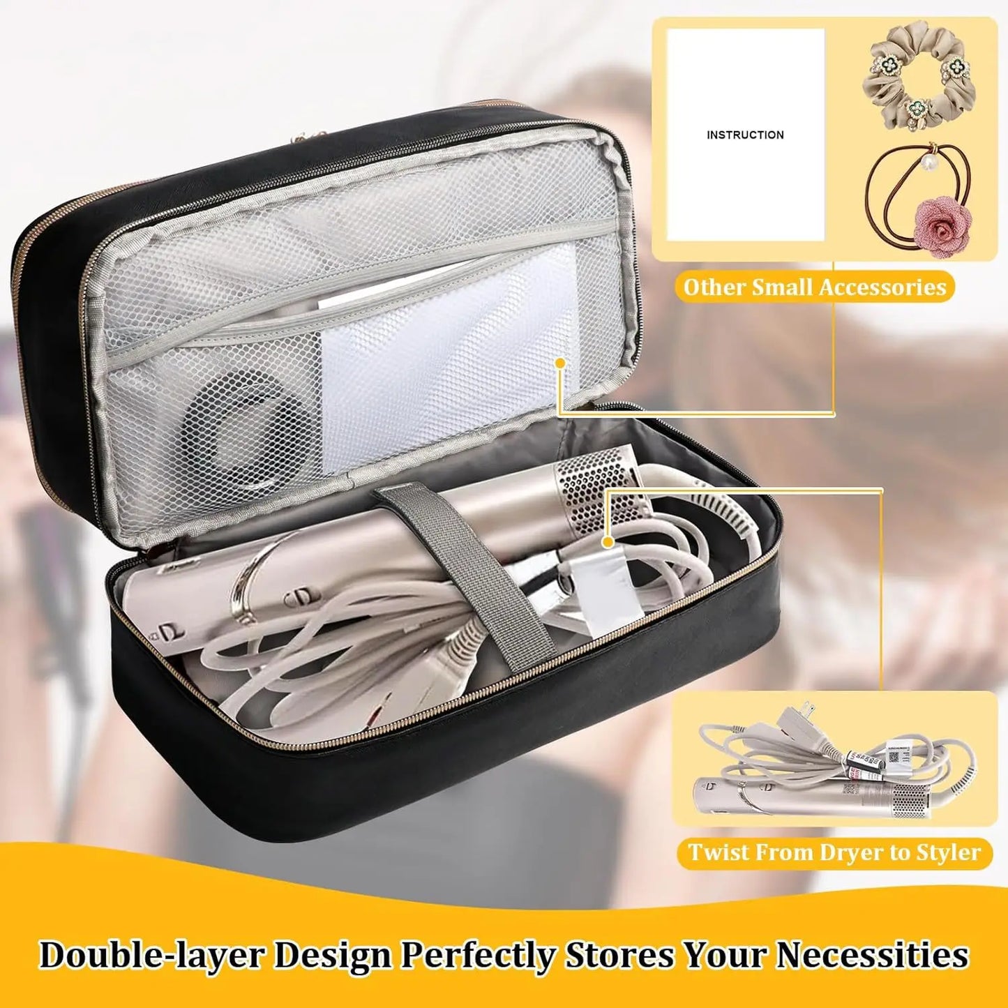 AquaStyle - Waterproof hairdressing storage bag-Elly Rose