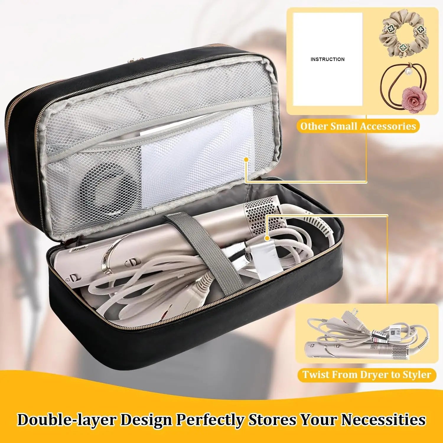 AquaStyle - Waterproof hairdressing storage bag-Elly Rose