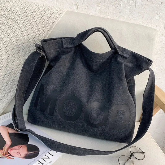 LUNA - Large canvas bag-Elly Rose