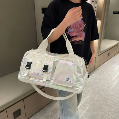 GLAMOUR - Shiny weekend bag-Elly Rose