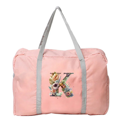 AURA - Cool fall travel bag with floral motif-Elly Rose