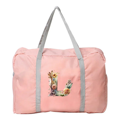 AURA - Cool fall travel bag with floral motif-Elly Rose