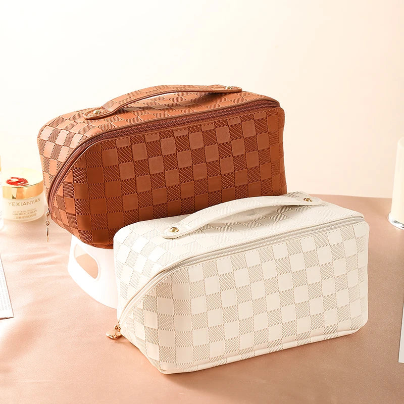 Heritage - Elegant tartan make-up bag-Elly Rose