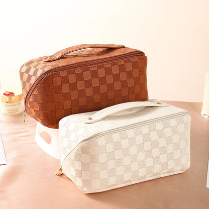 Heritage - Elegant tartan make-up bag-Elly Rose