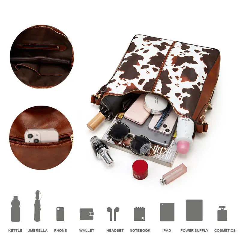 SophistiBag - Retro striped shoulder bag-Elly Rose