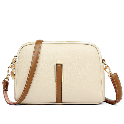 Mila Litchi Embossed Crossbody Bag-Elly Rose