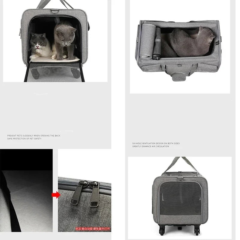 RoamPaws - Portable pet carrier bag-Elly Rose