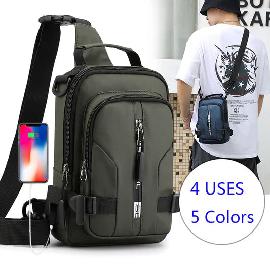 CarryOnCue - Shoulder bag for men-Elly Rose