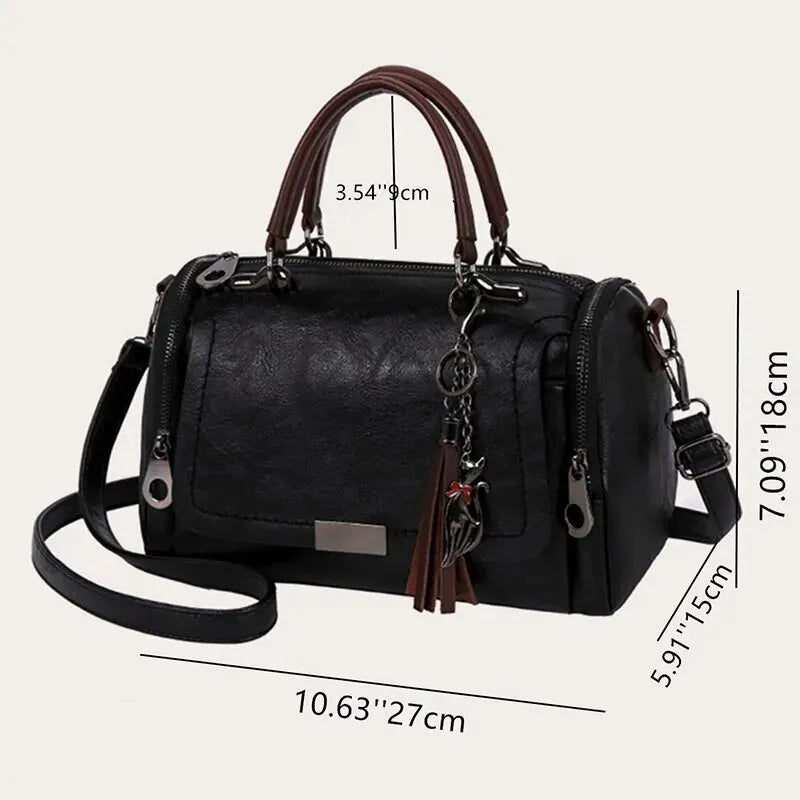 Fade - Tassel Handbag-Elly Rose