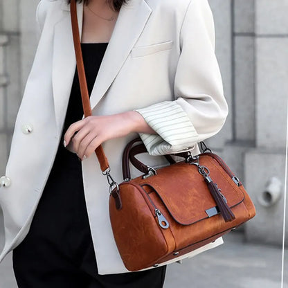 Fade - Tassel Handbag-Elly Rose