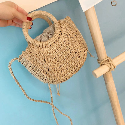 ByMave - Large wicker bag-Elly Rose