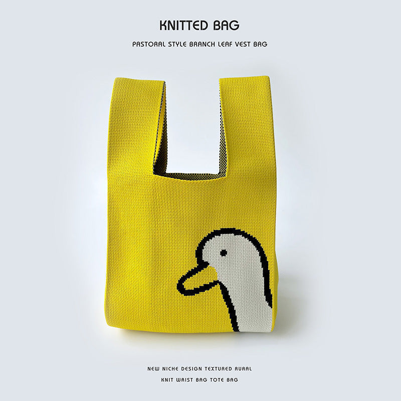 Knitted bag - Animaux-Elly Rose