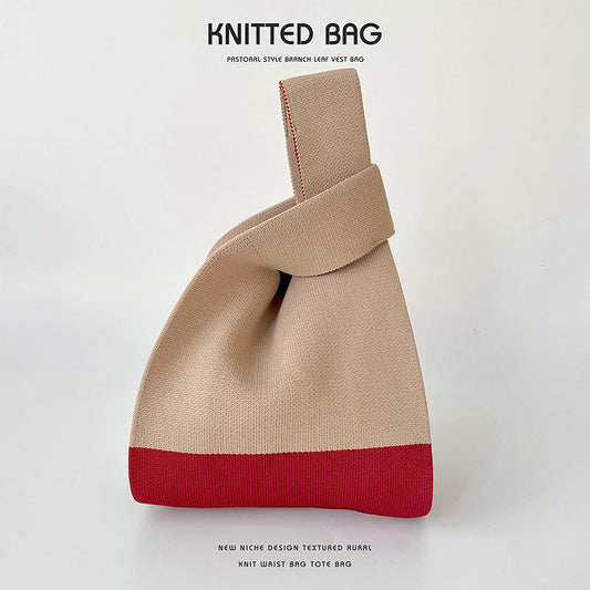 Knitted bag - Patch-Elly Rose