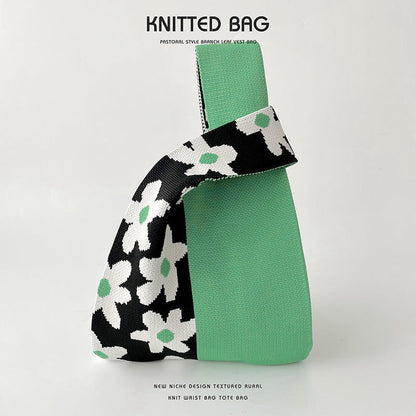 Knitted bag - Fleur UniColor-Elly Rose