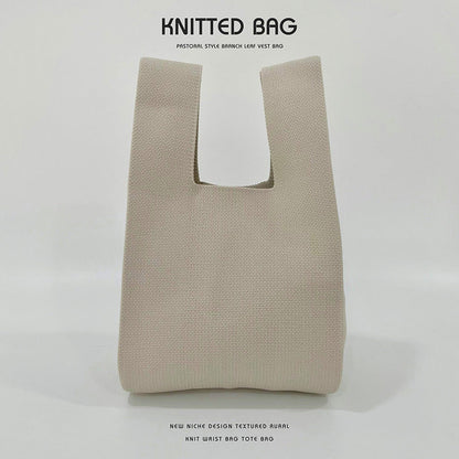 Knitted bag - Unicolore-Elly Rose