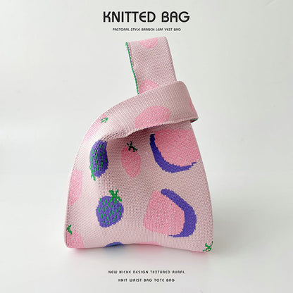 Knitted bag - Fruits-Elly Rose