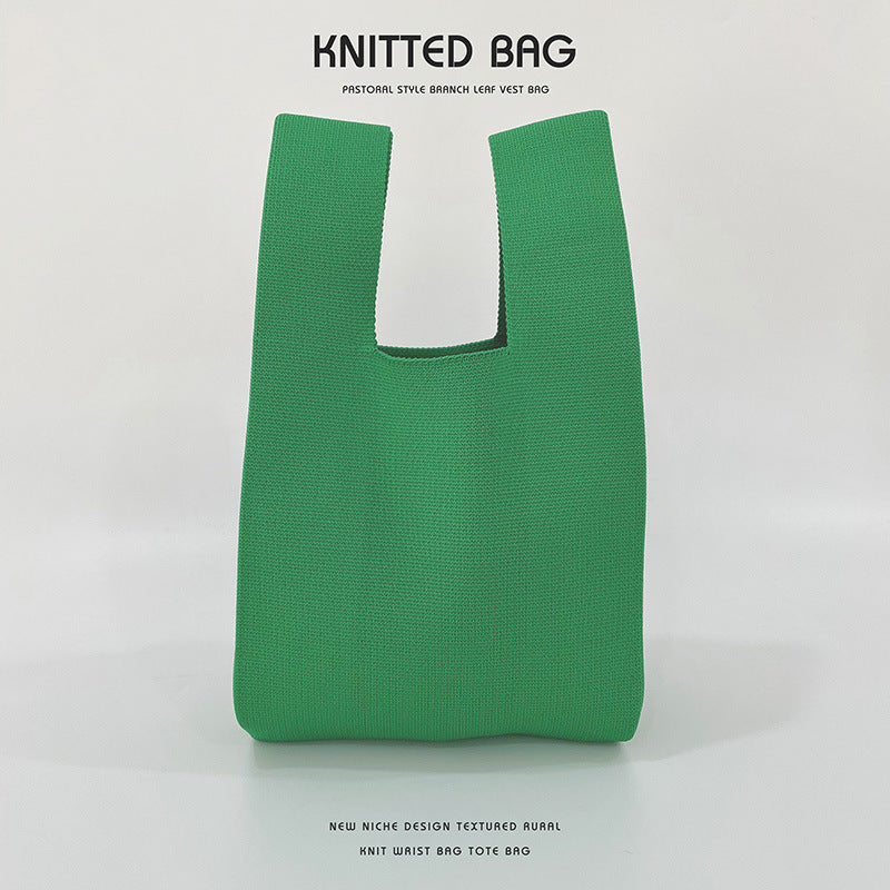 Knitted bag - Unicolore-Elly Rose