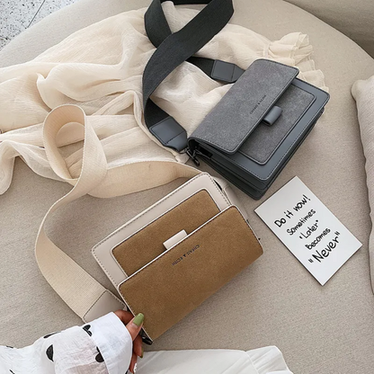 Kristel shoulder bag with practical flap opening-Elly Rose